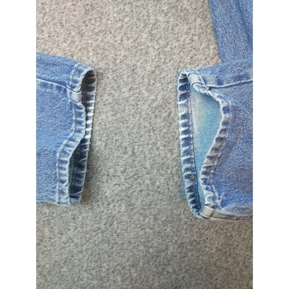 Wrangler Premium Quality Mens Straight Leg Jeans Medium Wash Blue Denim 34x31